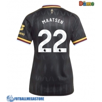 Fotballdrakt Dame Aston Villa Ian Maatsen #22 Bortedrakt 2026-27 Kortermet